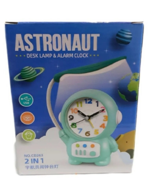 Astronaut Desk Lamp & Alarm Table Clock